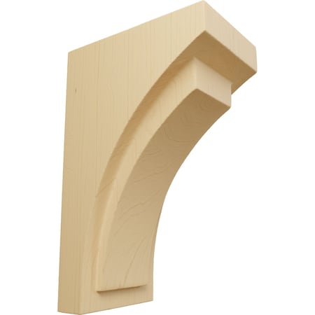 Ekena Millwork 2 1/2"W x 3 3/4"D x 6"H Mini Felix Wood Corbel, Alder CORW02X03X06FEAL
